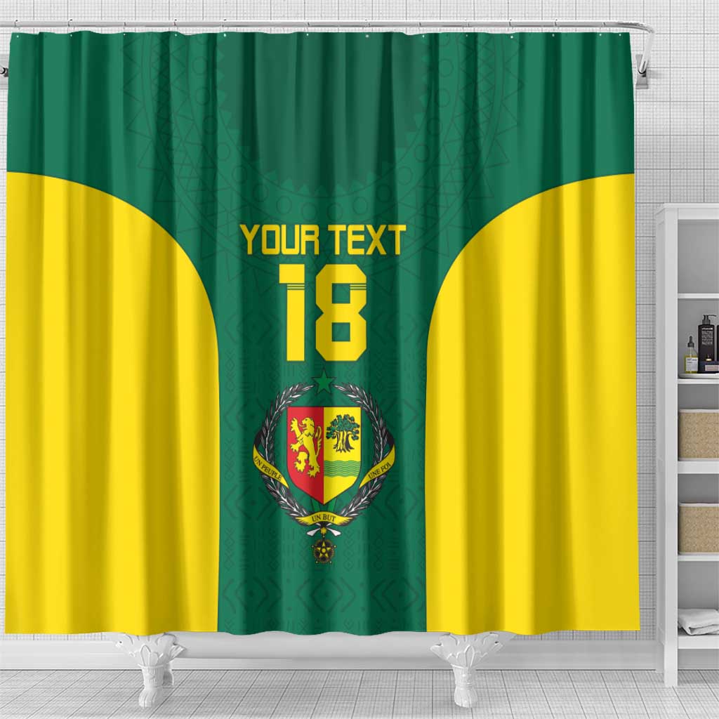 Senegal Football Custom Shower Curtain Pride of African Champions