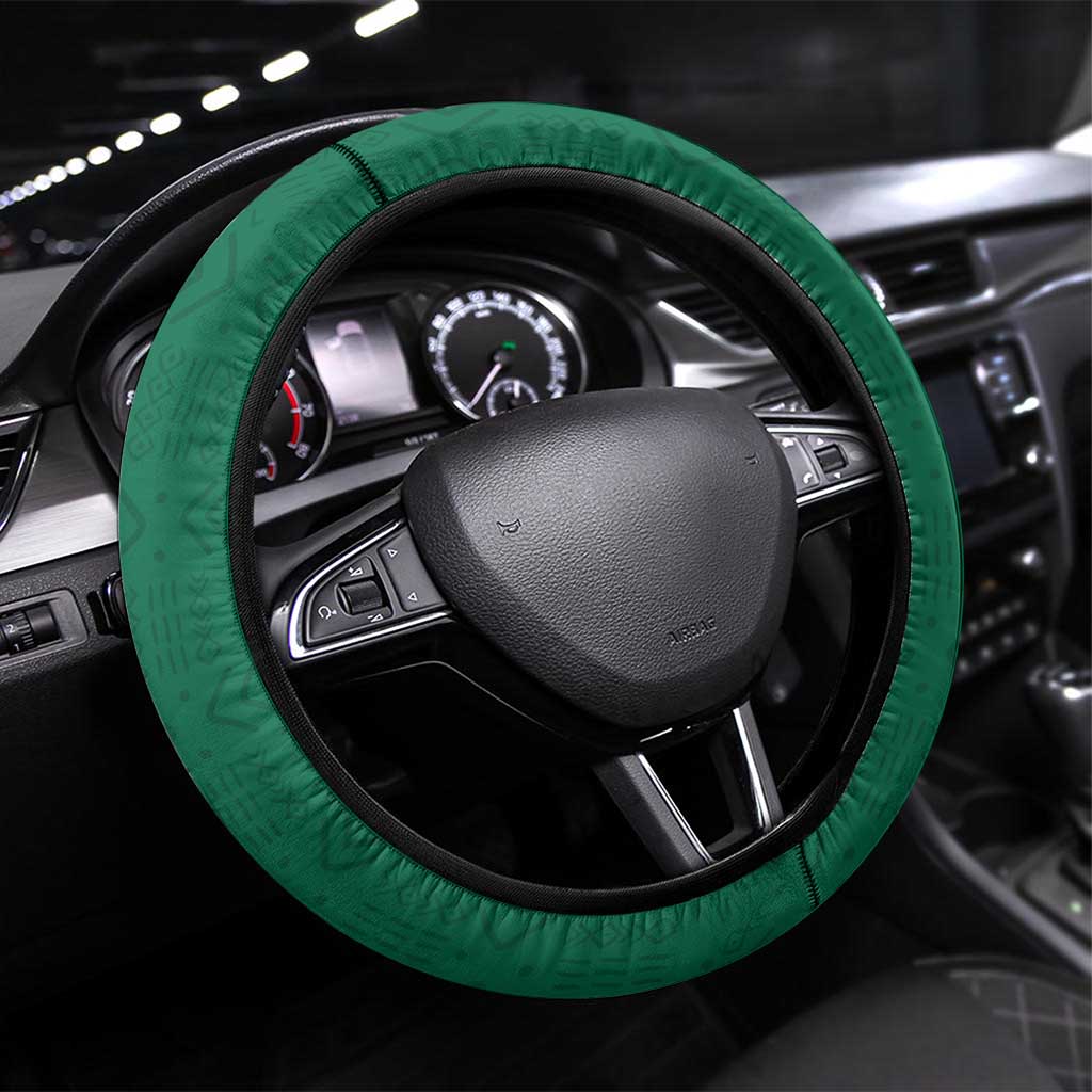 Senegal Football Steering Wheel Cover Pride of African Champions