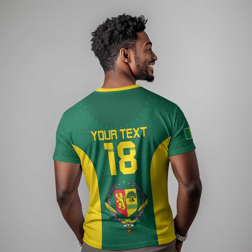 Senegal Football Custom T shirt Pride of African Champions