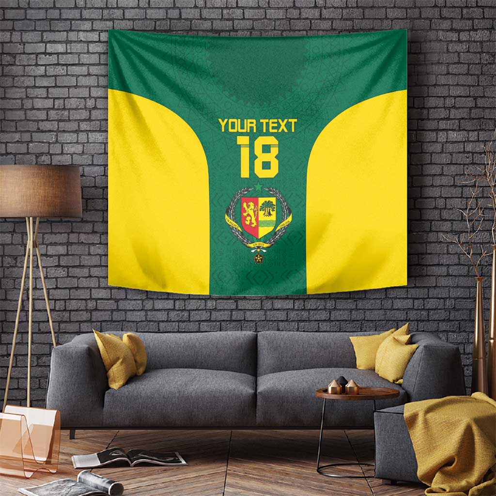 Senegal Football Custom Tapestry Pride of African Champions