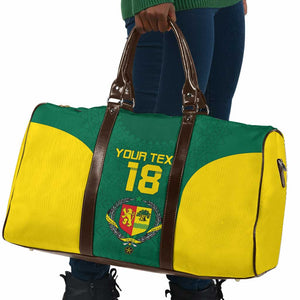 Senegal Football Custom Travel Bag Pride of African Champions
