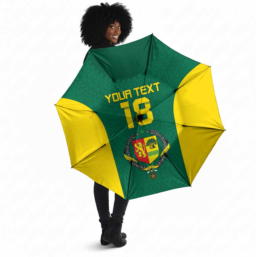 Senegal Football Custom Umbrella Pride of African Champions