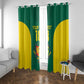 Senegal Football Custom Window Curtain Pride of African Champions
