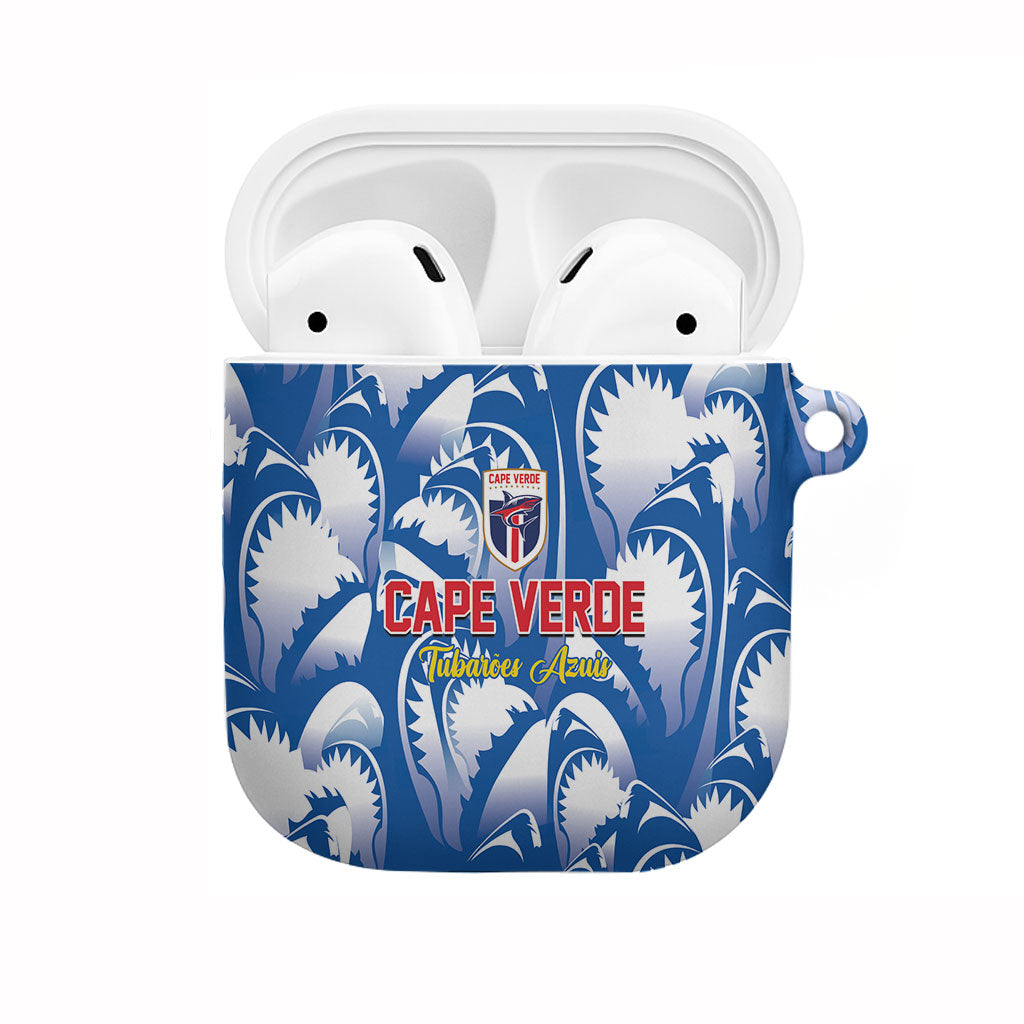 Football Cape Verde Blue Sharks AirPods Case Rise Again Island