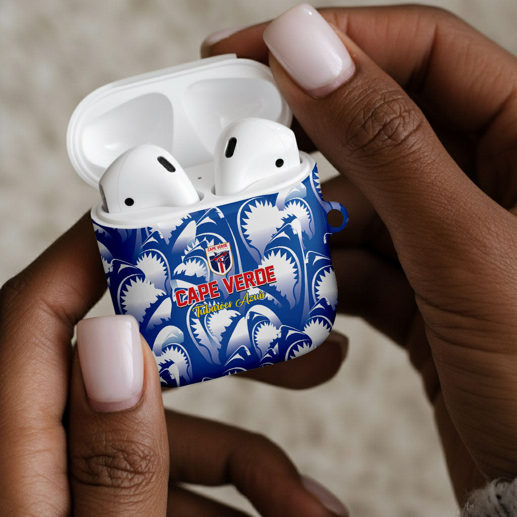 Football Cape Verde Blue Sharks AirPods Case Rise Again Island