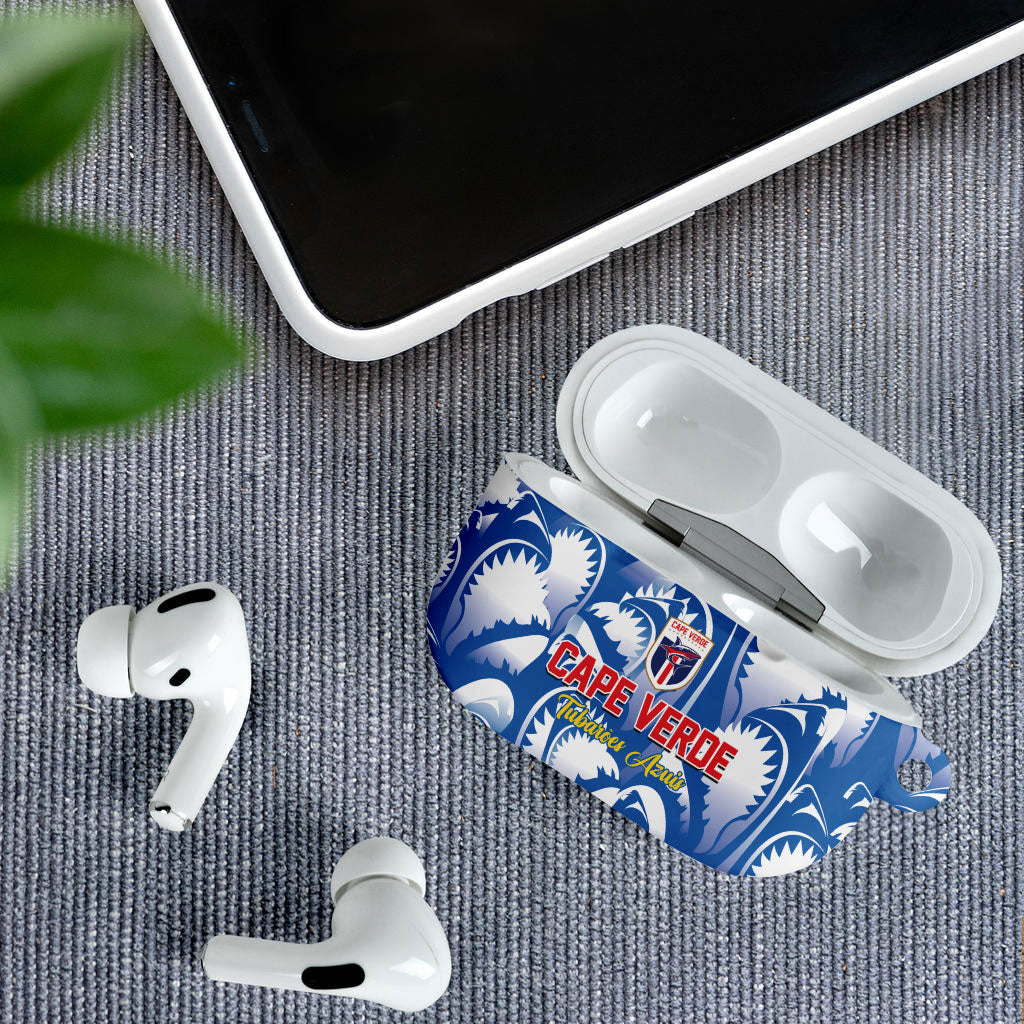 Football Cape Verde Blue Sharks AirPods Case Rise Again Island