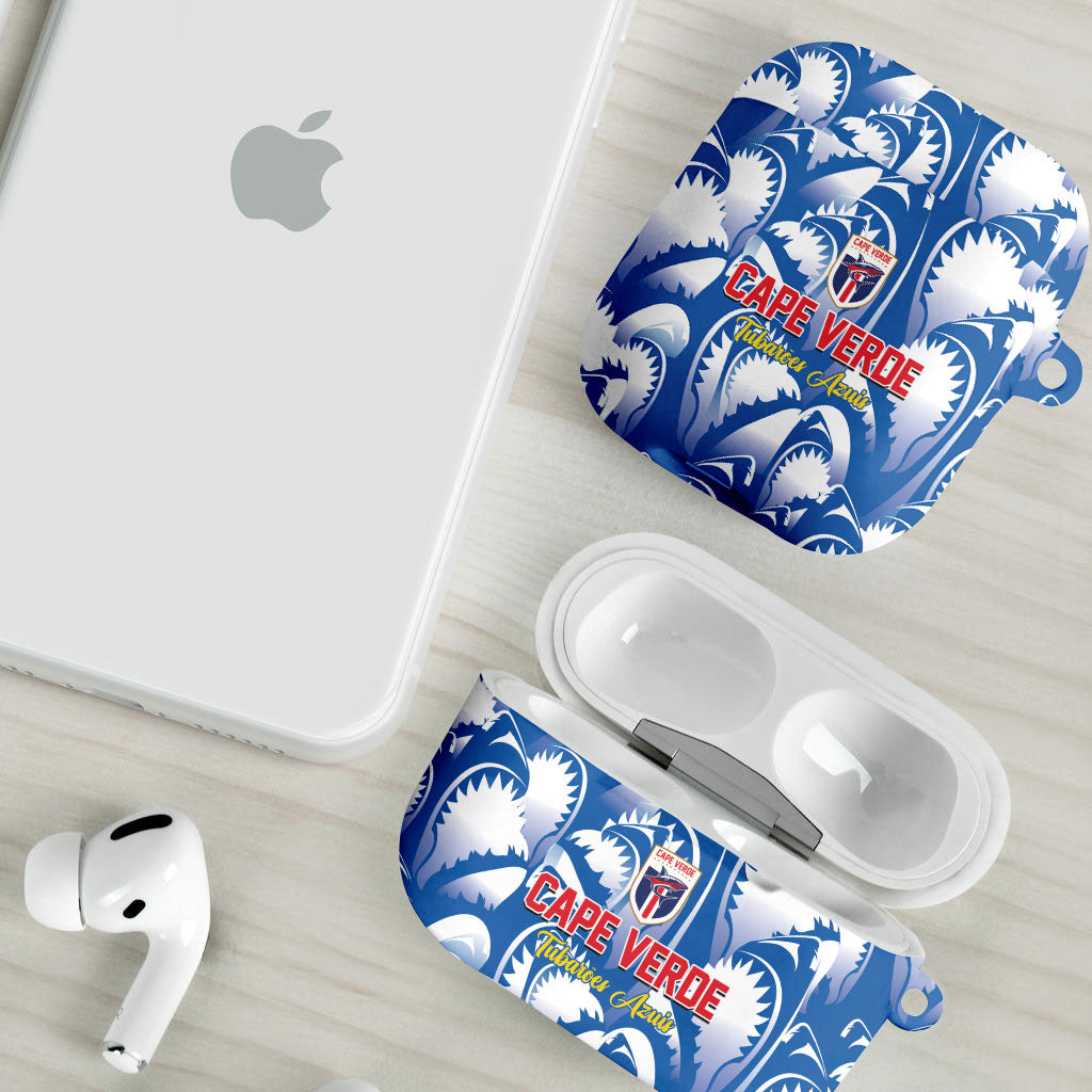 Football Cape Verde Blue Sharks AirPods Case Rise Again Island
