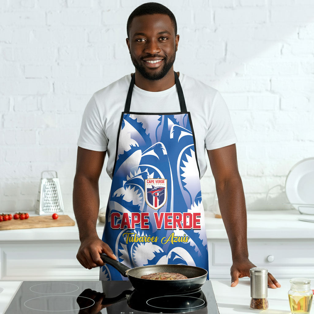 Football Cape Verde Blue Sharks Apron Rise Again Island