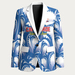 Custom Football Cape Verde Blue Sharks Blazer Rise Again Island