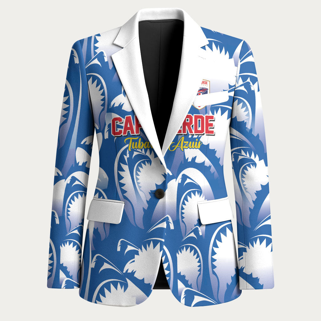 Custom Football Cape Verde Blue Sharks Blazer Rise Again Island