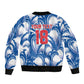 Custom Football Cape Verde Blue Sharks Bomber Jacket Rise Again Island