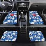 Custom Football Cape Verde Blue Sharks Car Mats Rise Again Island