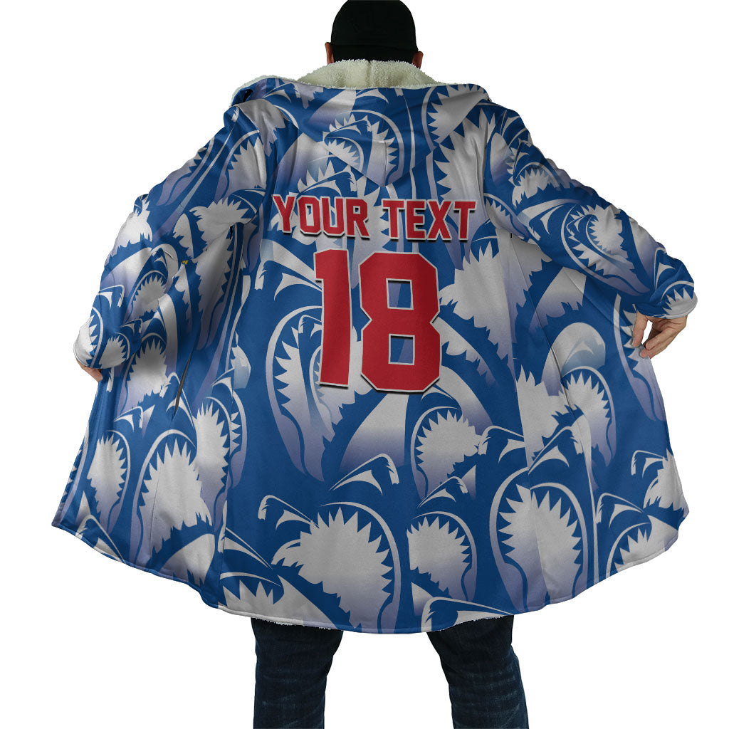Custom Football Cape Verde Blue Sharks Cloak Rise Again Island