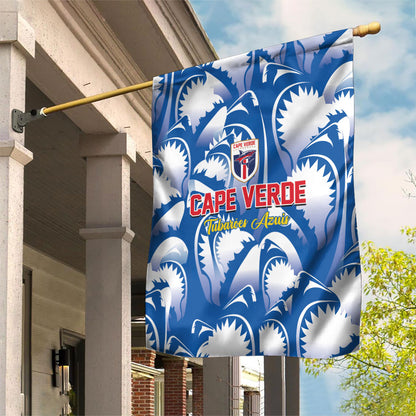 Football Cape Verde Blue Sharks Garden Flag Rise Again Island