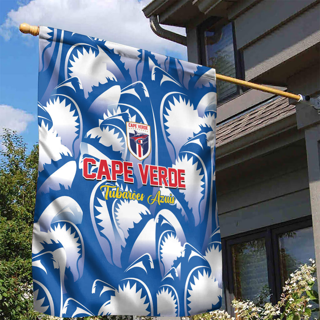 Football Cape Verde Blue Sharks Garden Flag Rise Again Island