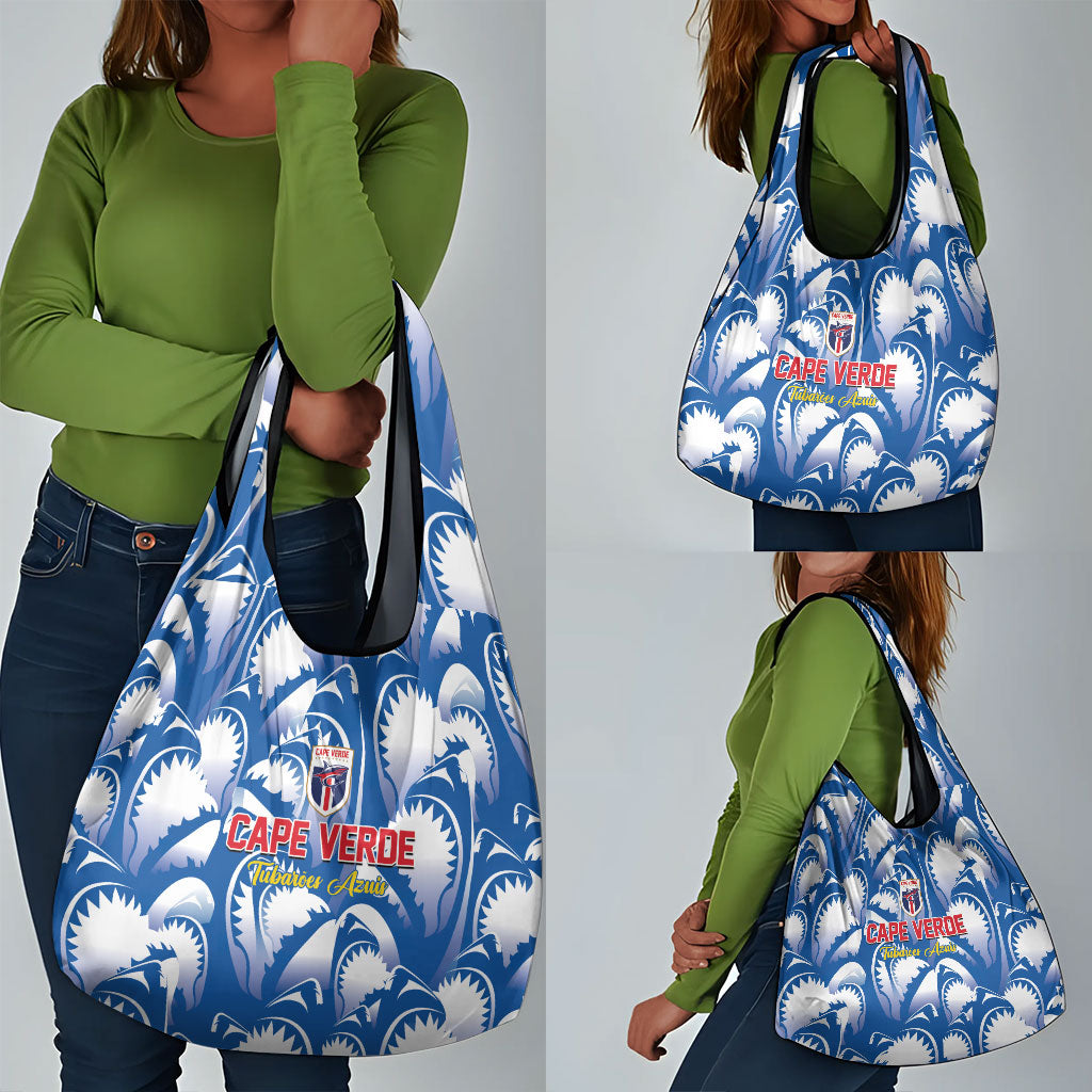 Football Cape Verde Blue Sharks Grocery Bag Rise Again Island