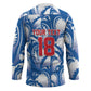 Custom Football Cape Verde Blue Sharks Hockey Jersey Rise Again Island
