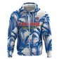 Custom Football Cape Verde Blue Sharks Hoodie Rise Again Island