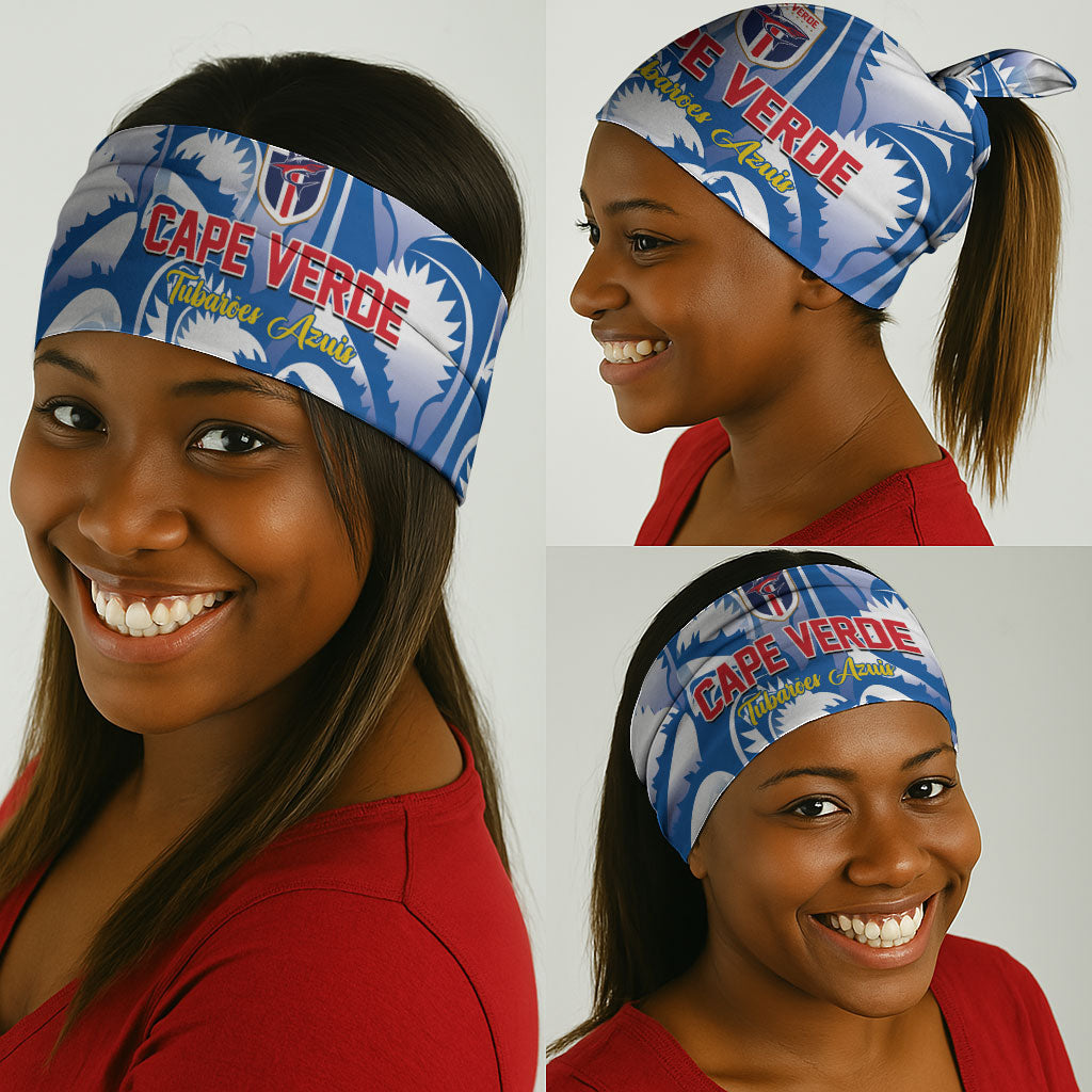 Football Cape Verde Blue Sharks Neck Gaiter Rise Again Island