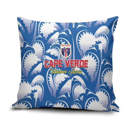Football Cape Verde Blue Sharks Pillow Cover Rise Again Island