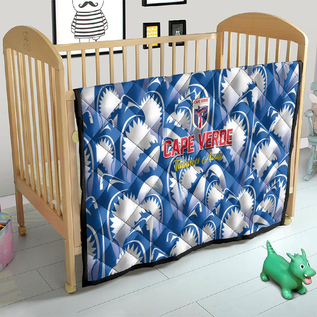 Football Cape Verde Blue Sharks Quilt Rise Again Island