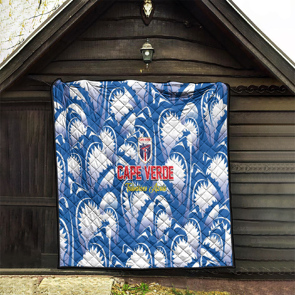 Football Cape Verde Blue Sharks Quilt Rise Again Island