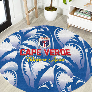 Football Cape Verde Blue Sharks Round Carpet Rise Again Island