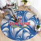 Football Cape Verde Blue Sharks Round Carpet Rise Again Island
