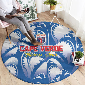 Football Cape Verde Blue Sharks Round Carpet Rise Again Island