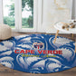 Football Cape Verde Blue Sharks Round Carpet Rise Again Island
