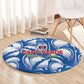 Football Cape Verde Blue Sharks Round Carpet Rise Again Island