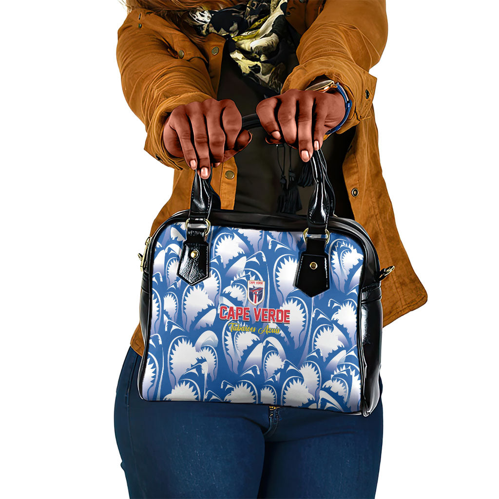Football Cape Verde Blue Sharks Shoulder Handbag Rise Again Island