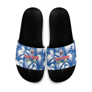 Football Cape Verde Blue Sharks Slide Sandals Rise Again Island