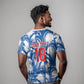 Custom Football Cape Verde Blue Sharks T shirt Rise Again Island