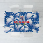 Football Cape Verde Blue Sharks Tablecloth Rise Again Island