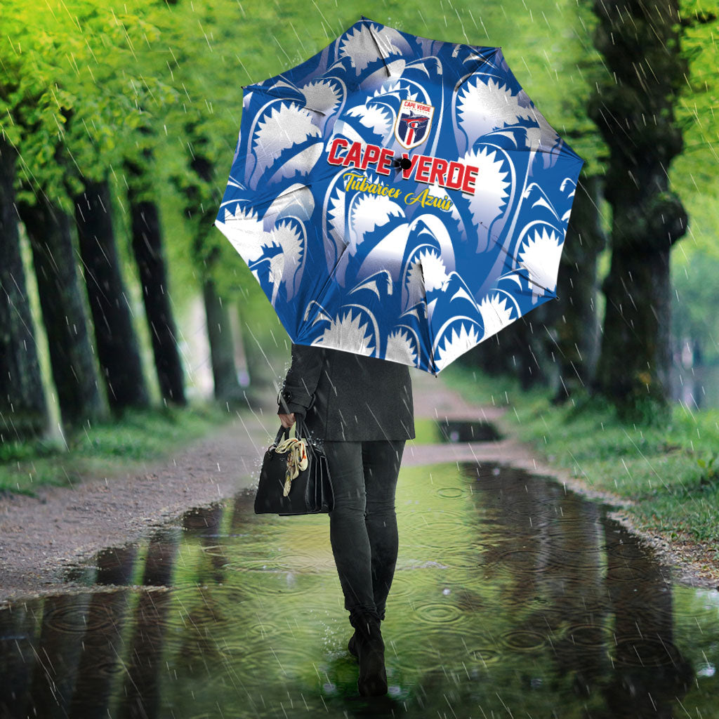 Football Cape Verde Blue Sharks Umbrella Rise Again Island