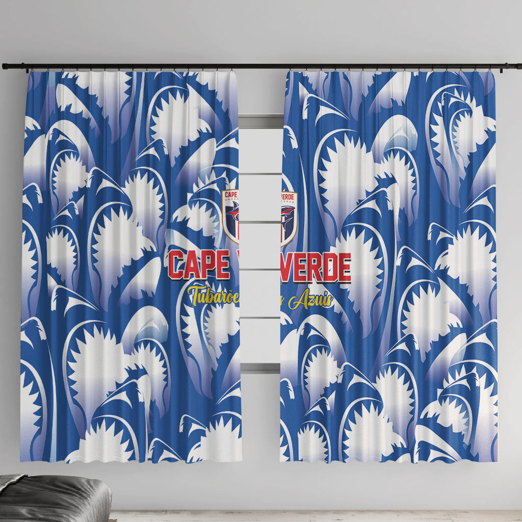Football Cape Verde Blue Sharks Window Curtain Rise Again Island