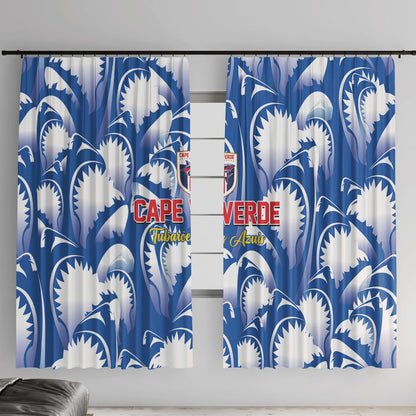 Football Cape Verde Blue Sharks Window Curtain Rise Again Island