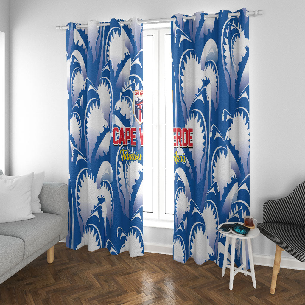 Football Cape Verde Blue Sharks Window Curtain Rise Again Island