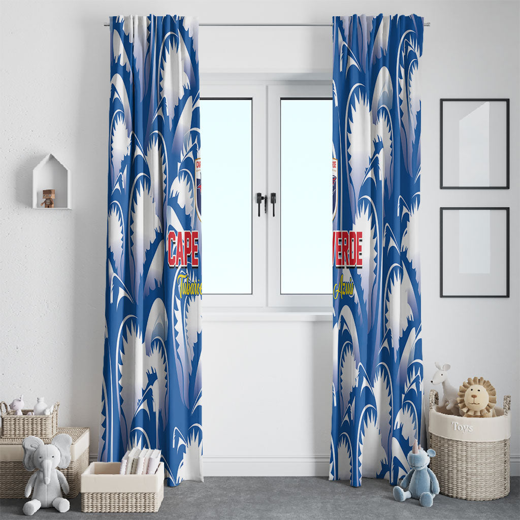 Football Cape Verde Blue Sharks Window Curtain Rise Again Island