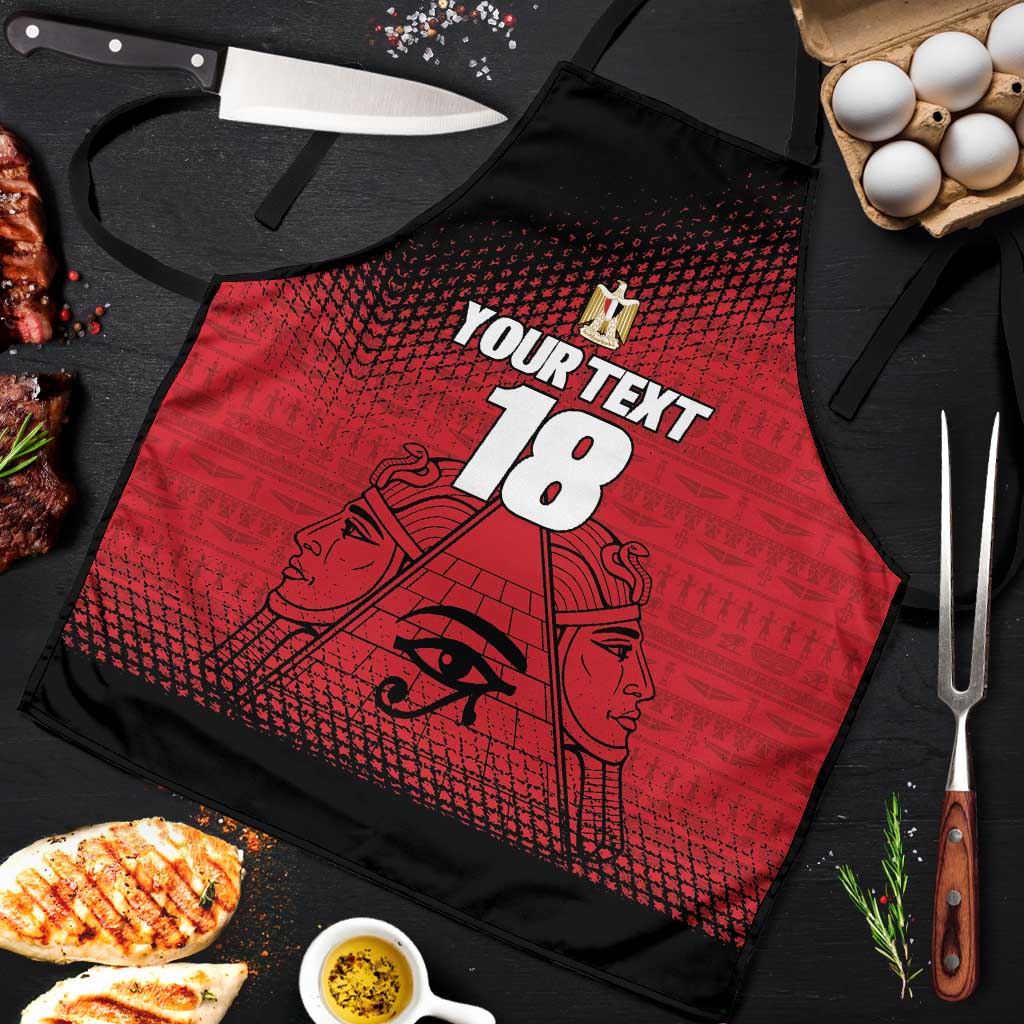 Custom Egypt Football Apron The Pharaohs Eye of Horus