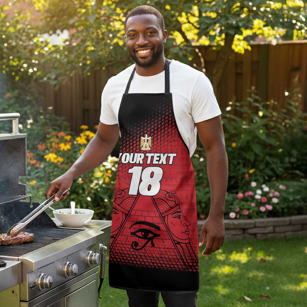 Custom Egypt Football Apron The Pharaohs Eye of Horus