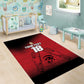 Custom Egypt Football Area Rug The Pharaohs Eye of Horus
