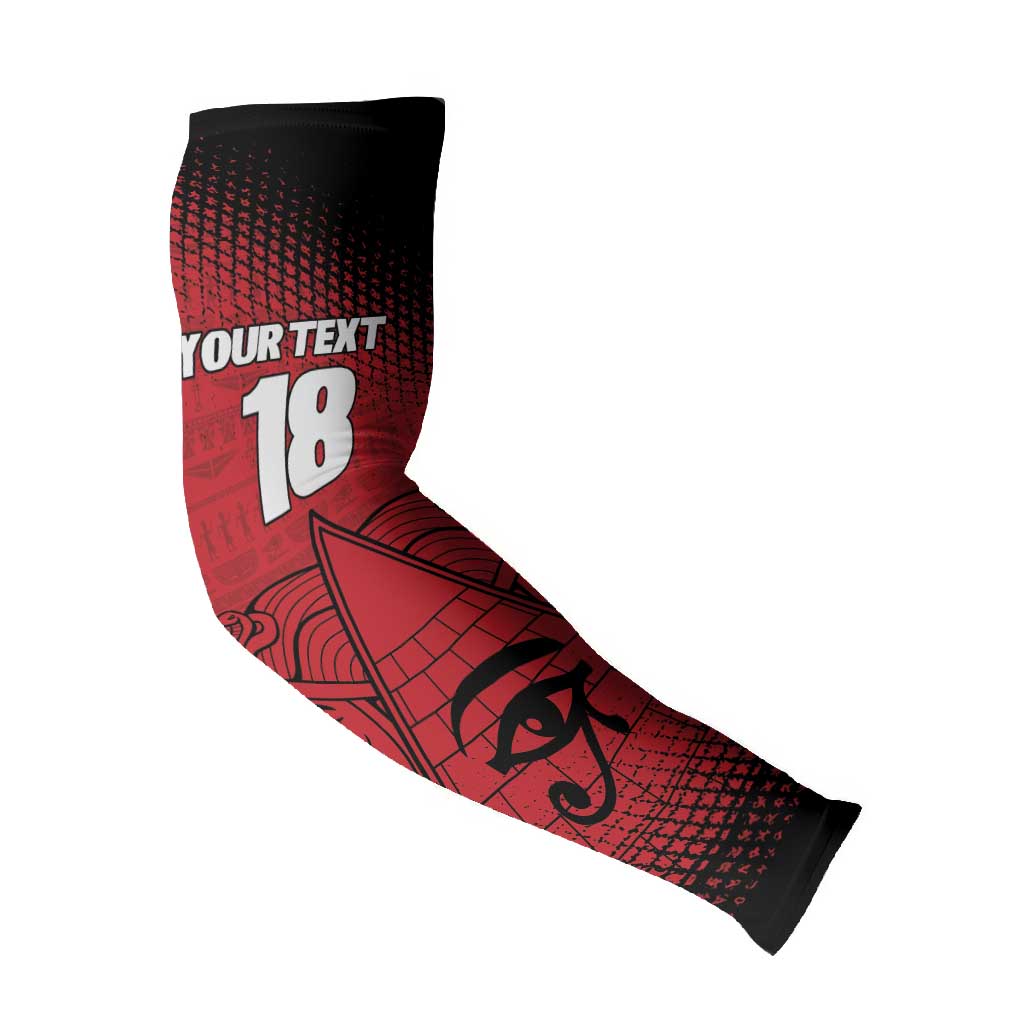Custom Egypt Football Arm Sleeves The Pharaohs Eye of Horus