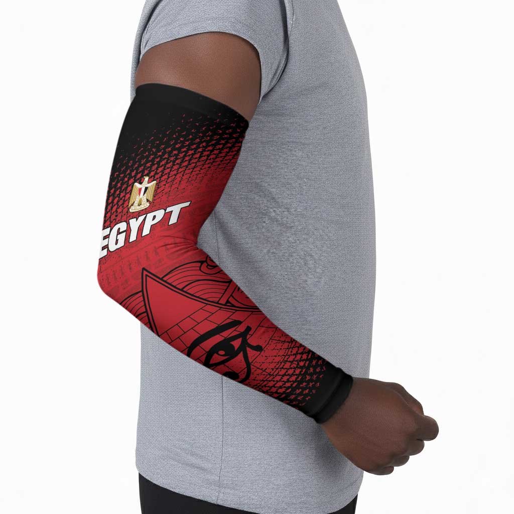 Custom Egypt Football Arm Sleeves The Pharaohs Eye of Horus