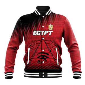 Custom Egypt Football Baseball Jacket The Pharaohs Eye of Horus