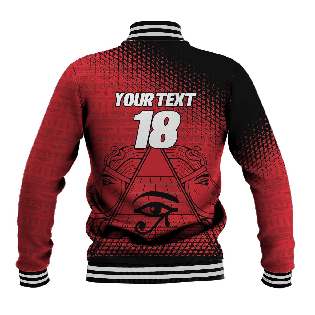 Custom Egypt Football Baseball Jacket The Pharaohs Eye of Horus