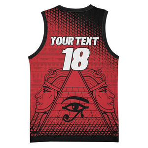 Custom Egypt Football Basketball Jersey The Pharaohs Eye of Horus