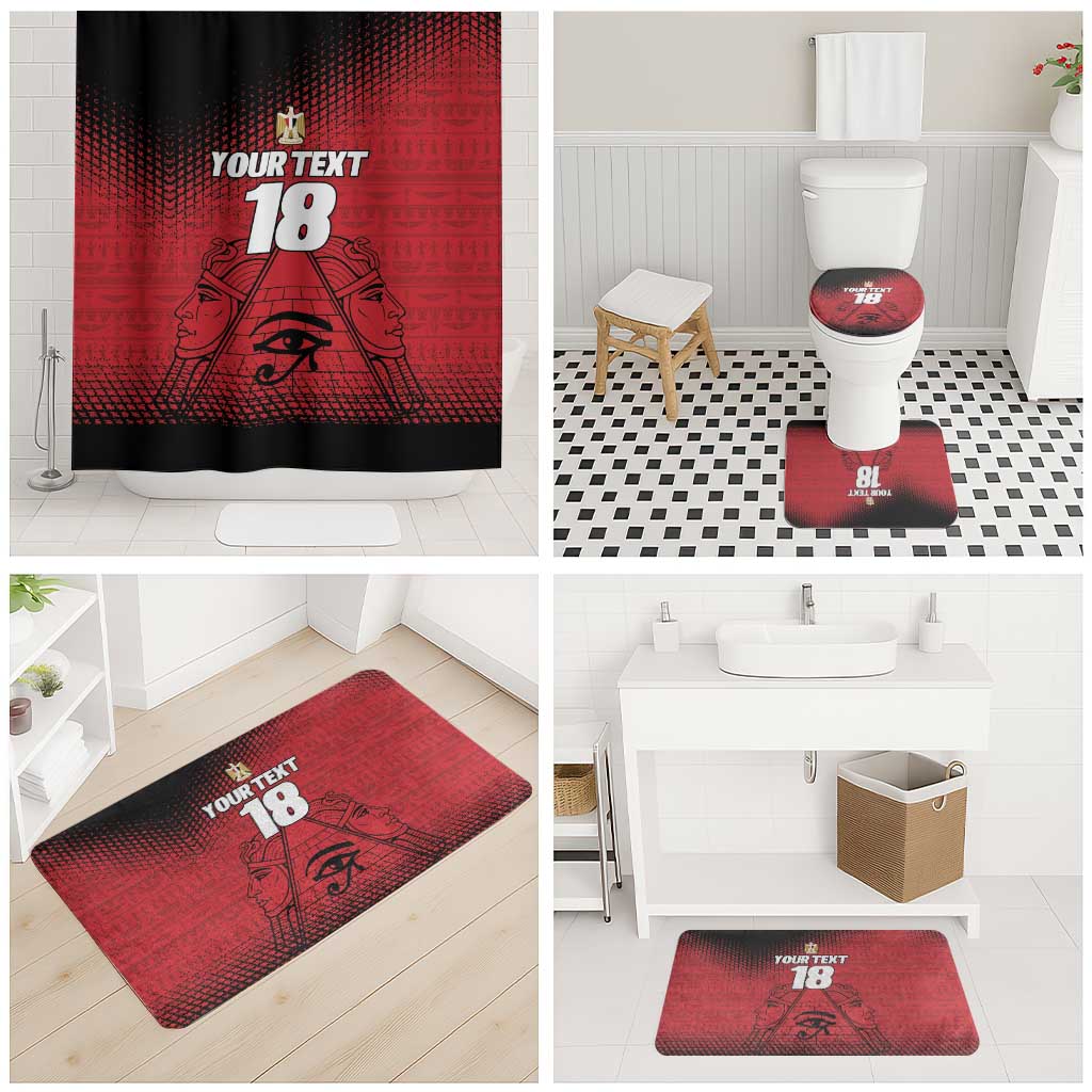 Custom Egypt Football Bathroom Set The Pharaohs Eye of Horus