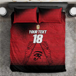 Custom Egypt Football Bedding Set The Pharaohs Eye of Horus